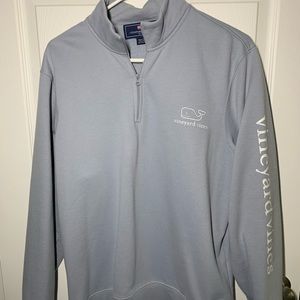 Vineyard Vines Lettered 1/4 Zip Pullover